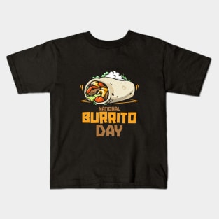 National Burrito Day – April Kids T-Shirt